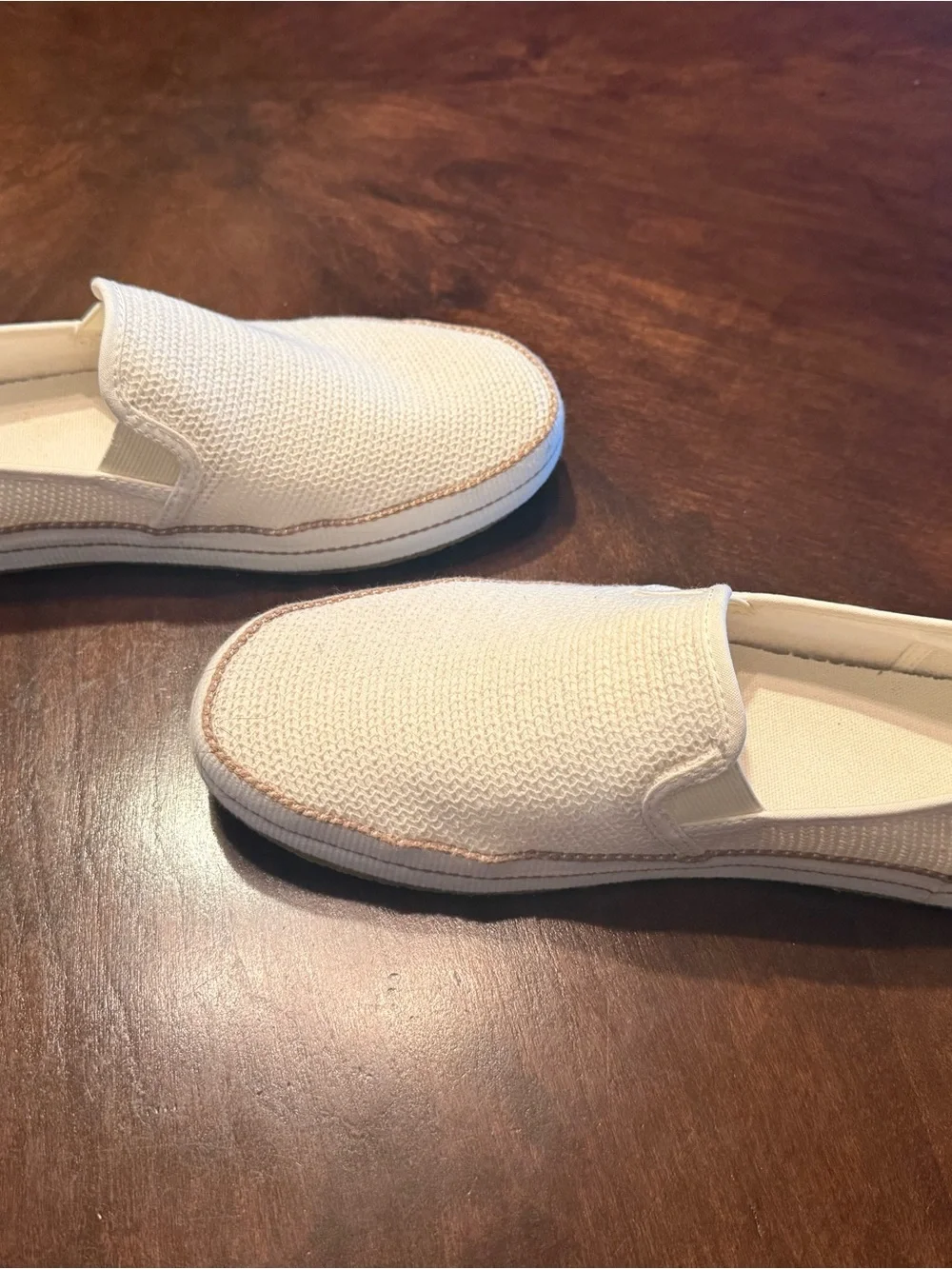 UGG Women's Slip-On Knit Sneakers in Cream